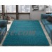 Ottomanson Solid Contemporary Living and Bedroom Soft Shaggy Area and Runner Rugs   567116690